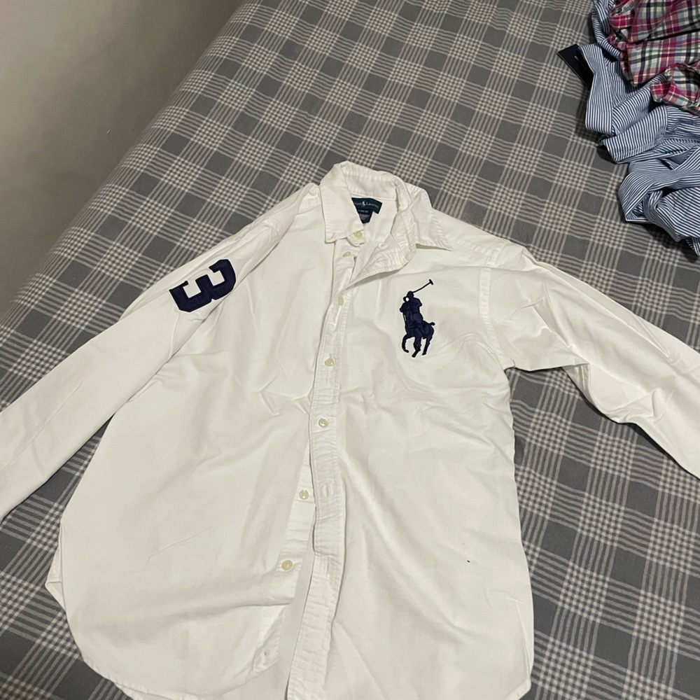 Polo Long Sleeve Bottom Down Shirt